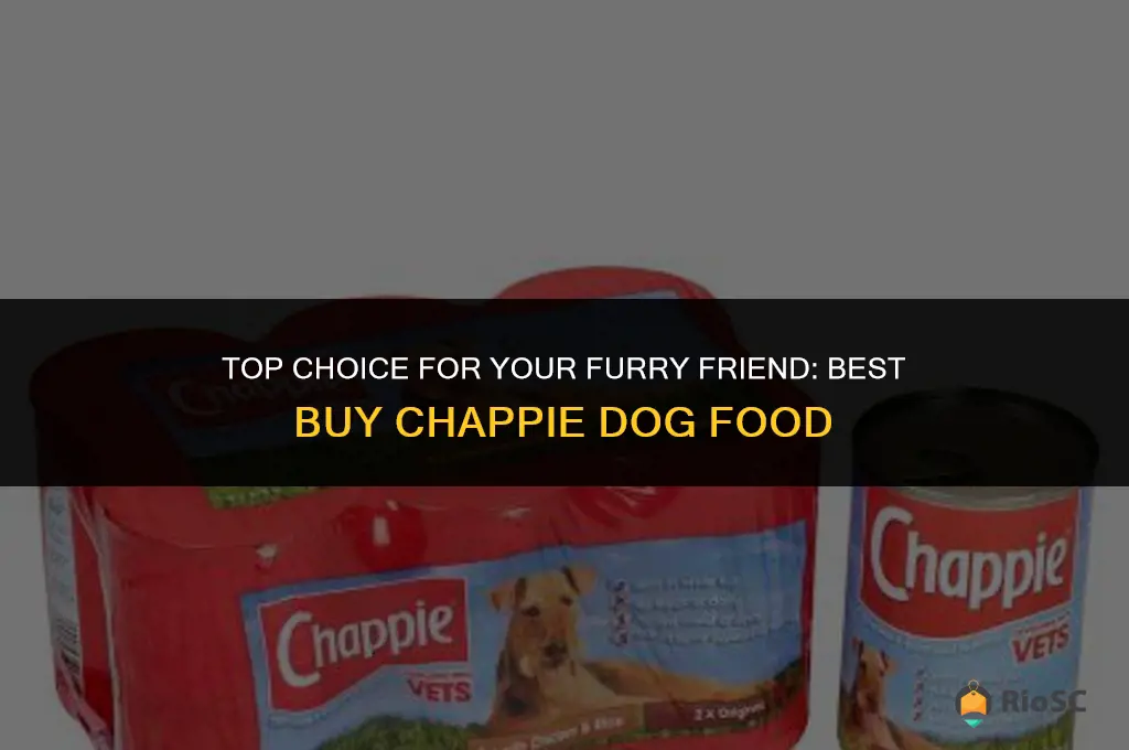 best buy chappie dog food