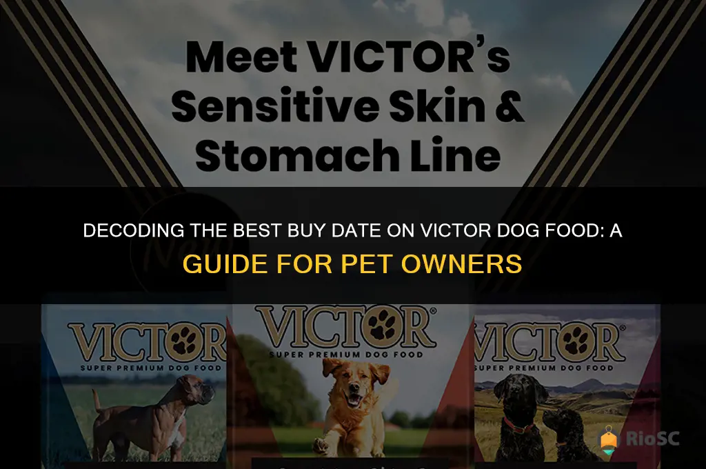 best buy date on victor dog food