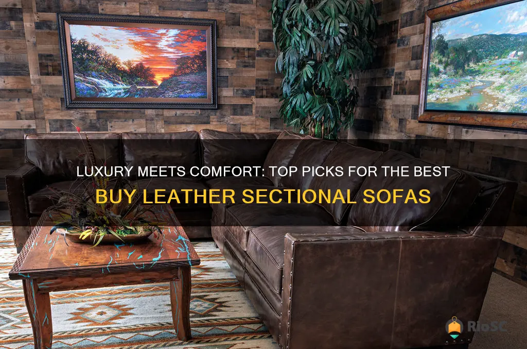 best buy leather sectional sofas