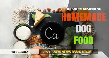 Boosting Your Pup's Health: The Ideal Calcium Supplement for Homemade Dog Meals