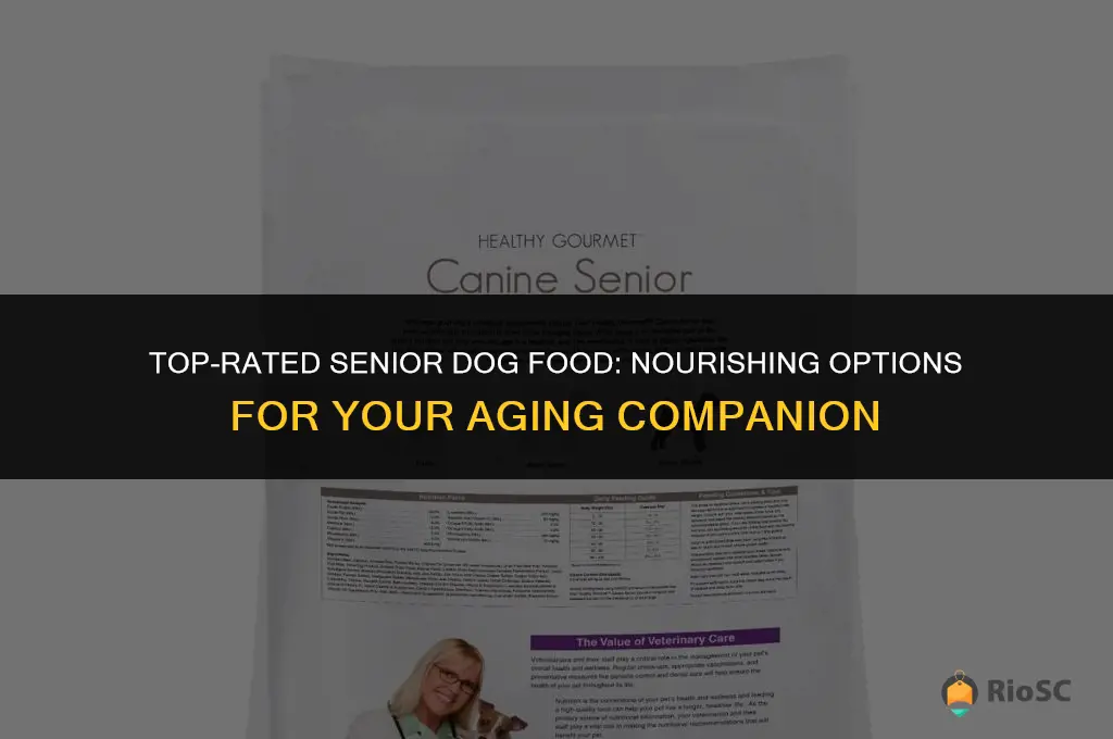 best came dog food for this senior