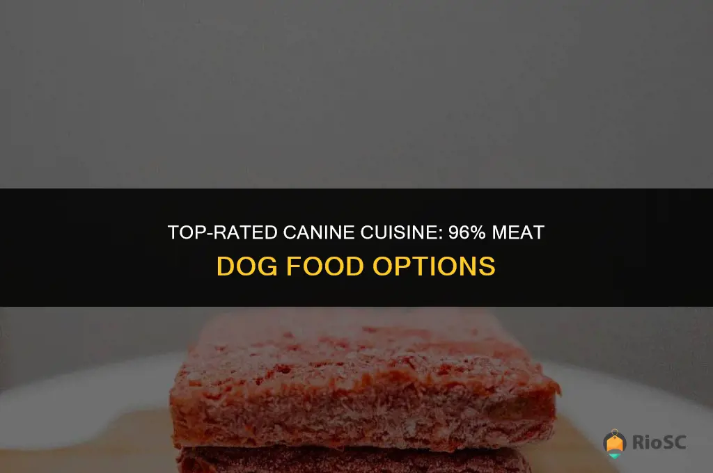 best can dog food 96 meat