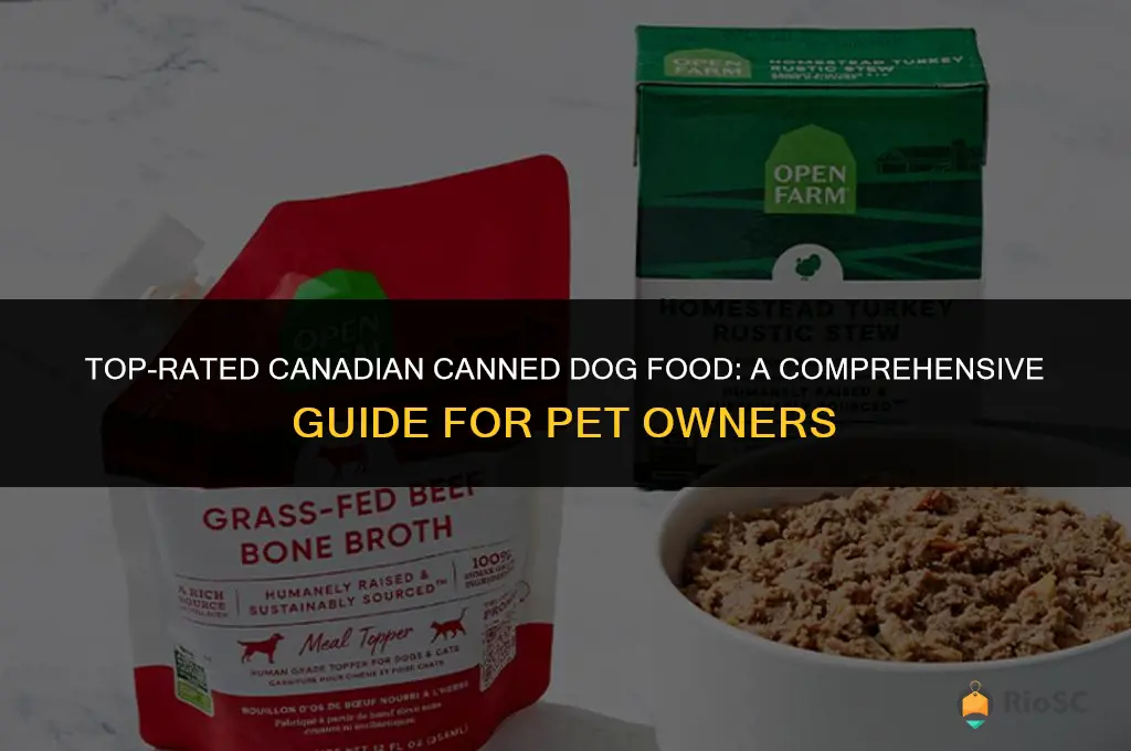 best canadian canned dog food