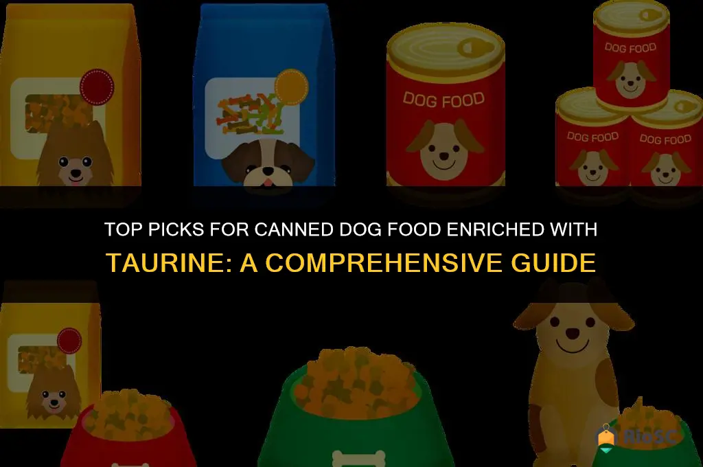 best canned dog food with taurine
