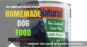 Top-Rated Canned Meats for Homemade Dog Food: A Comprehensive Guide