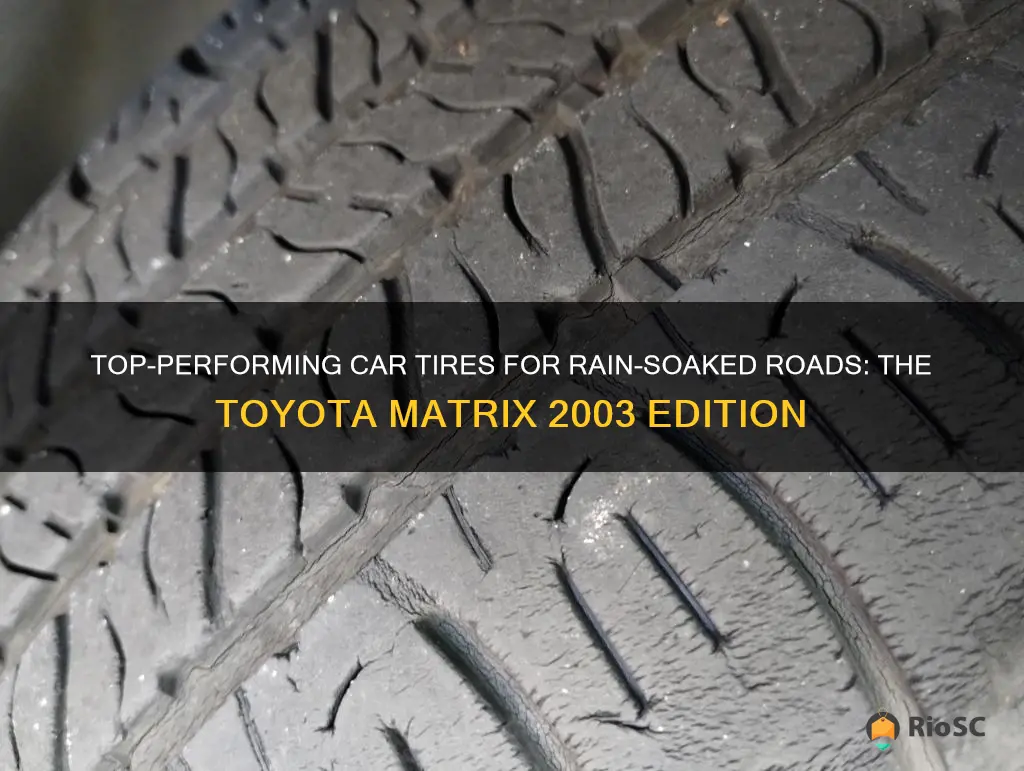 best car tires for water for toyota matrix 2003