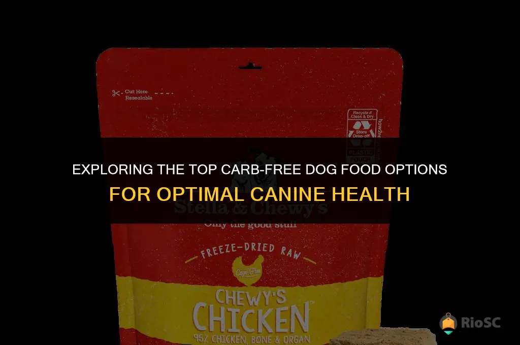 best carb free dog food
