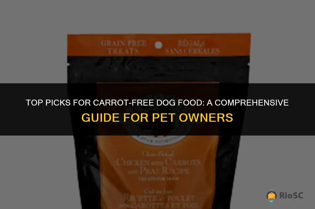 best carrot free dog food