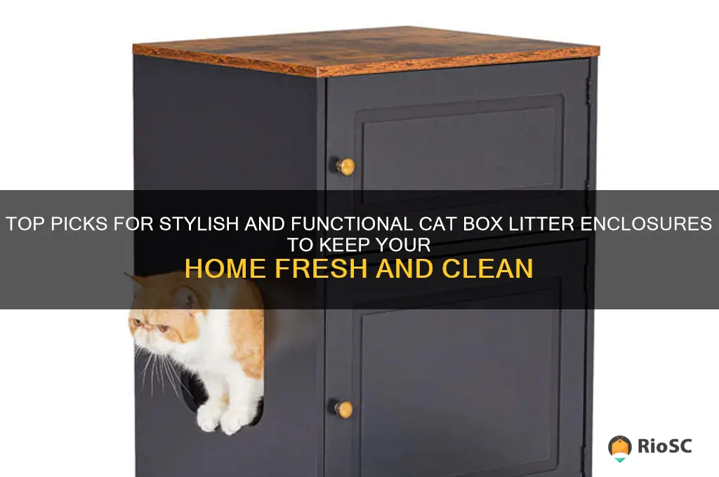 best cat box litter enclosure