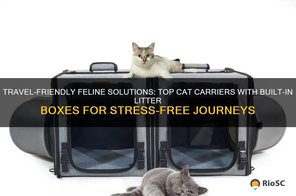 best cat carrier with built in litter box