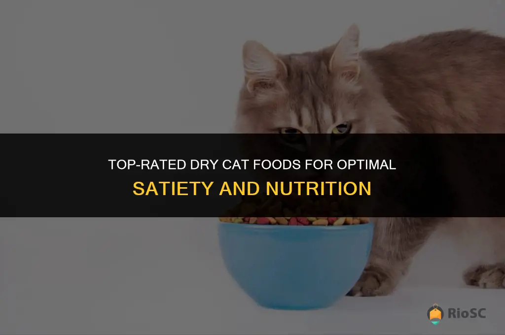 best cat dry foods will make cat feel full