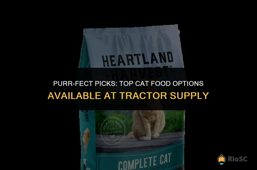 best cat food at tractor supply