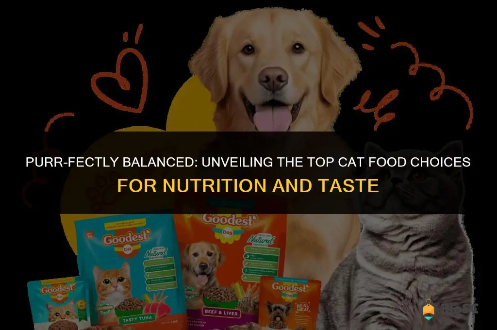 best cat food by nutrition and taste