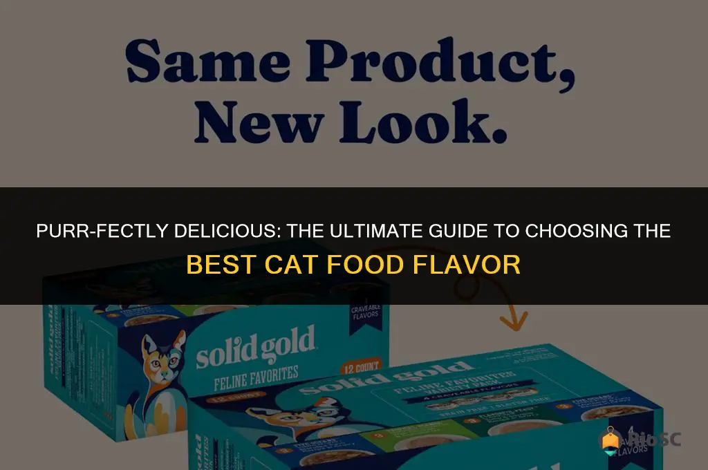 best cat food flavor