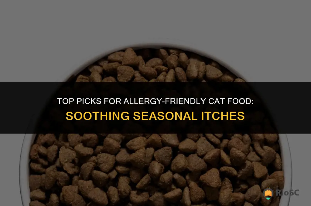 best cat food for cat with seasonal allgeies