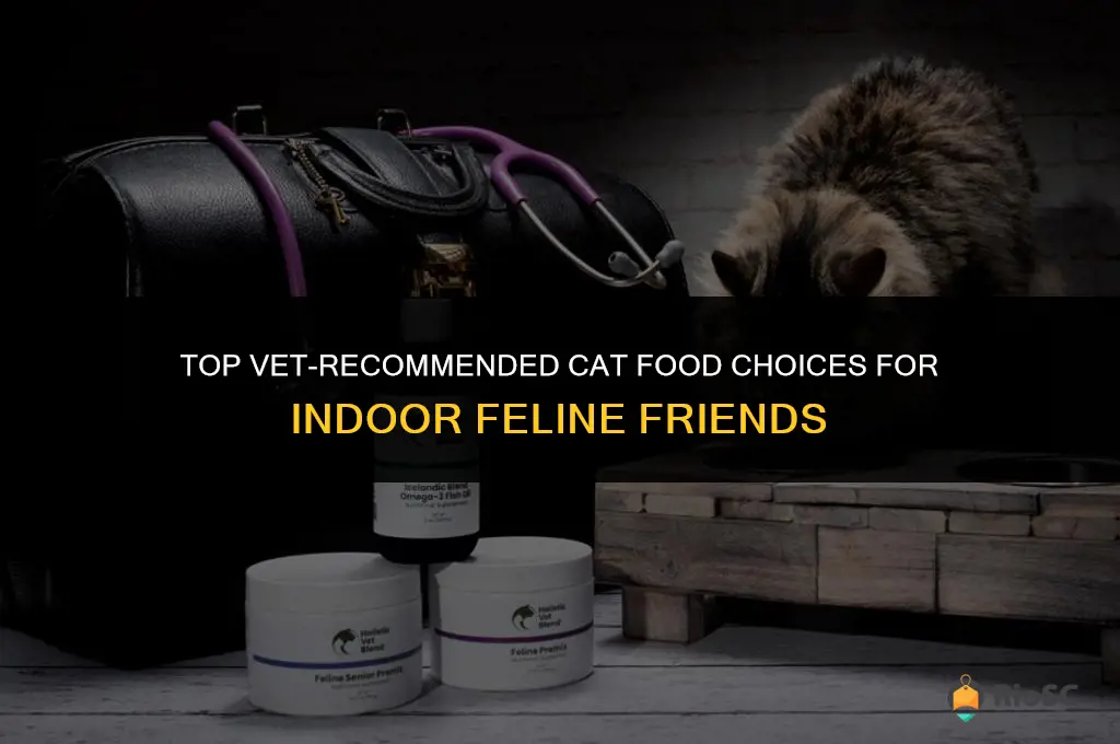 best cat food for indoor cats vet recommended