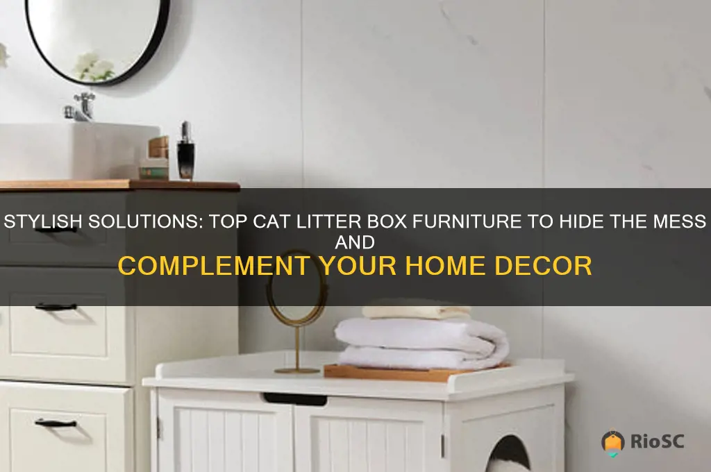 best cat litter box furniture