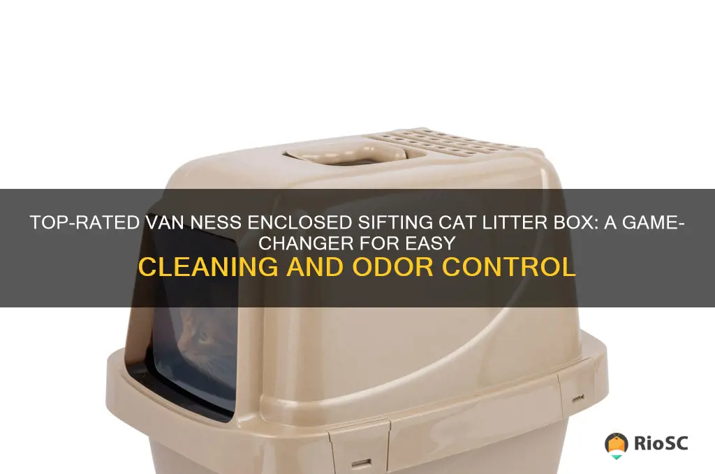 best cat litter box sifting van ness enclosed