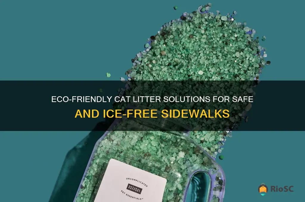 best cat litter for icy sidewalks