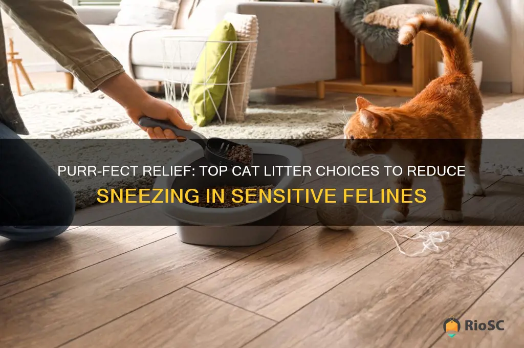 best cat litter for sneezing cats