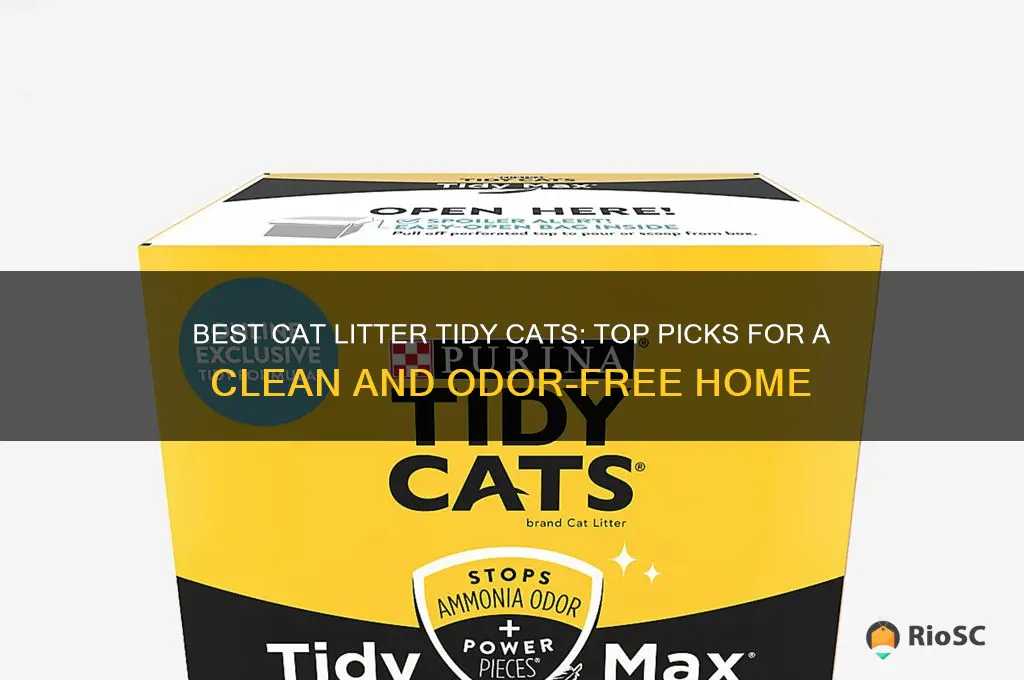 best cat litter tidy cats