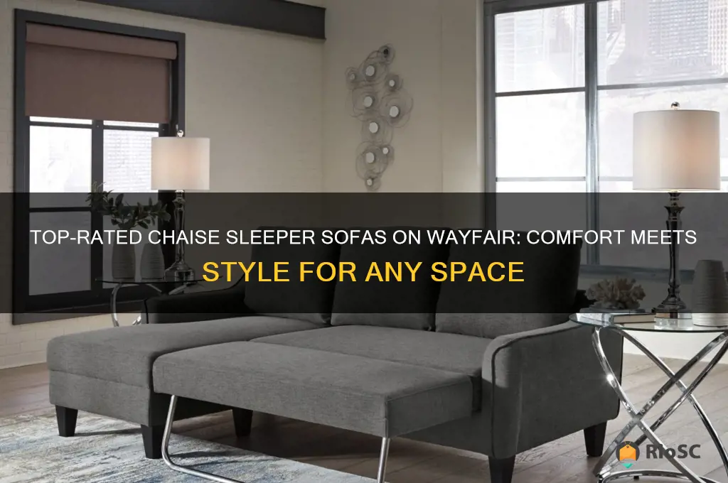 best chaise sleeper sofa on wayfair