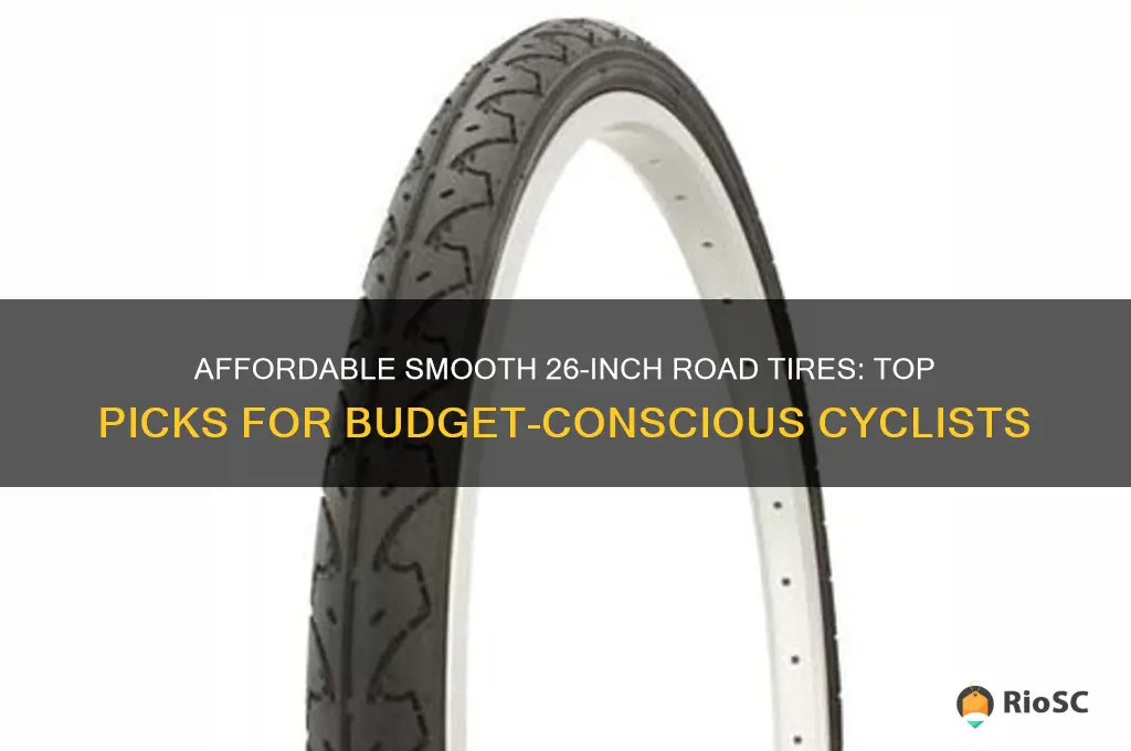 best cheap 26 smooth tires for road