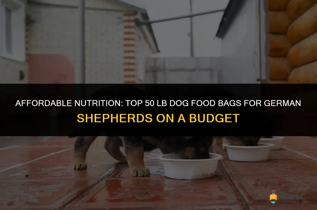 best cheap 50 lb bag dog food for german shepherd
