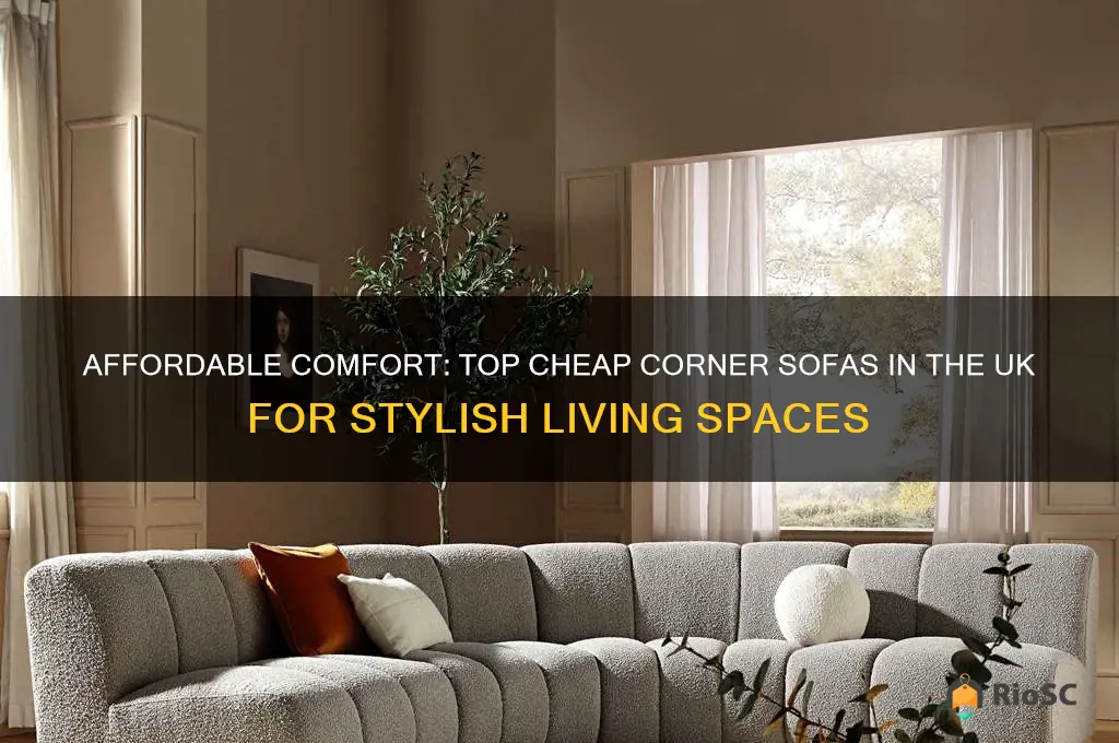 best cheap corner sofas uk