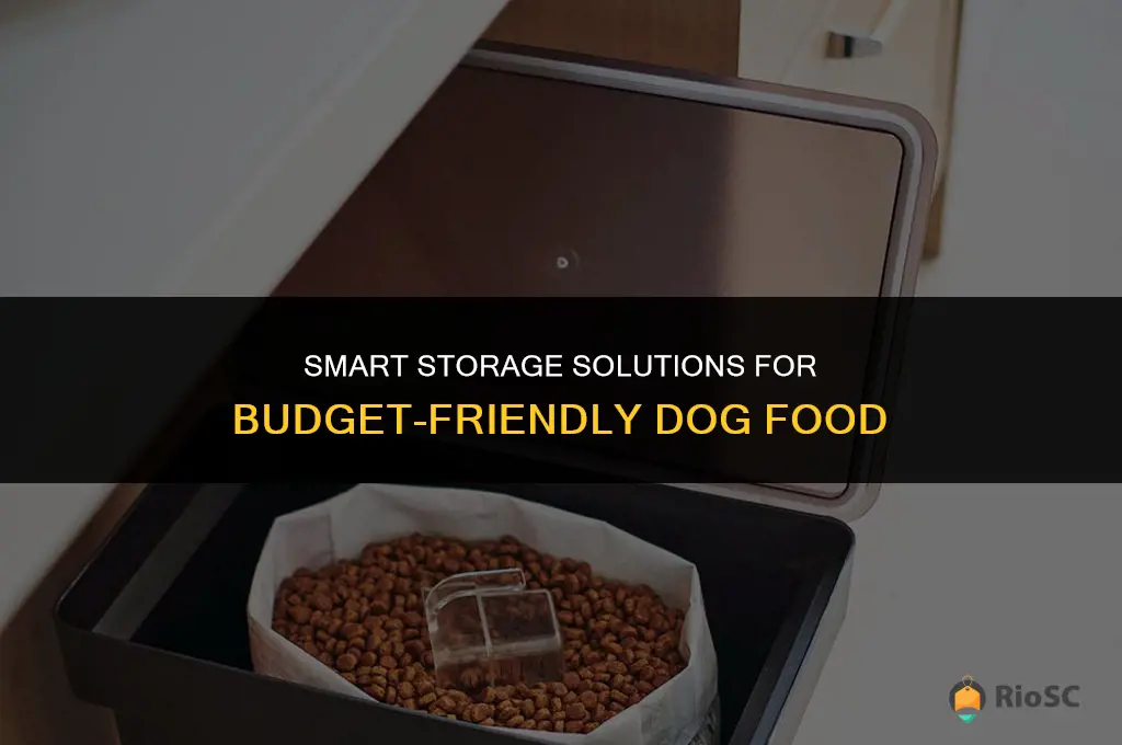 best cheap dog food storage