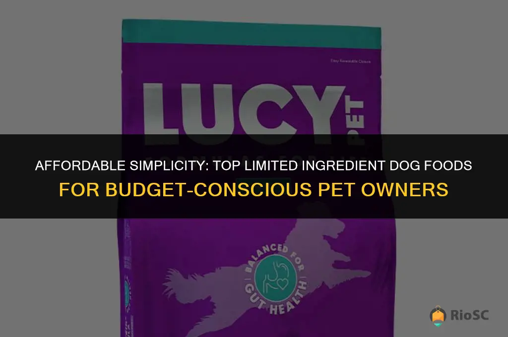 best cheap limited ingredient dog food