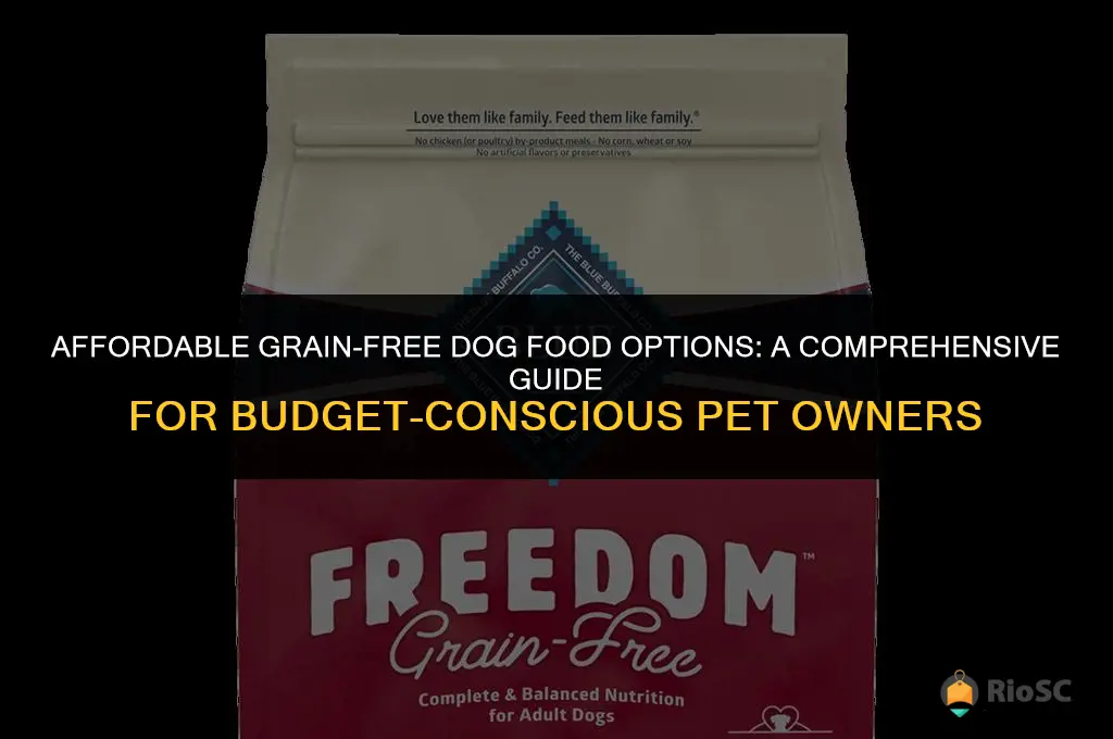 best cheap no grain dog food
