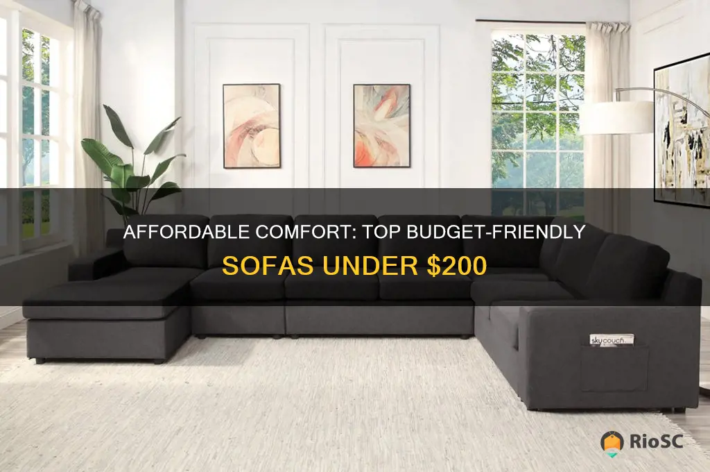 best cheap sofas under 200