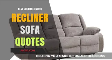 Luxurious Comfort Meets Style: Top Chenille Fabric Recliner Sofa Quotes for Your Home