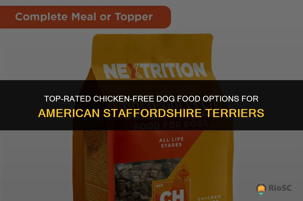 best chicken free dog food for amstaf