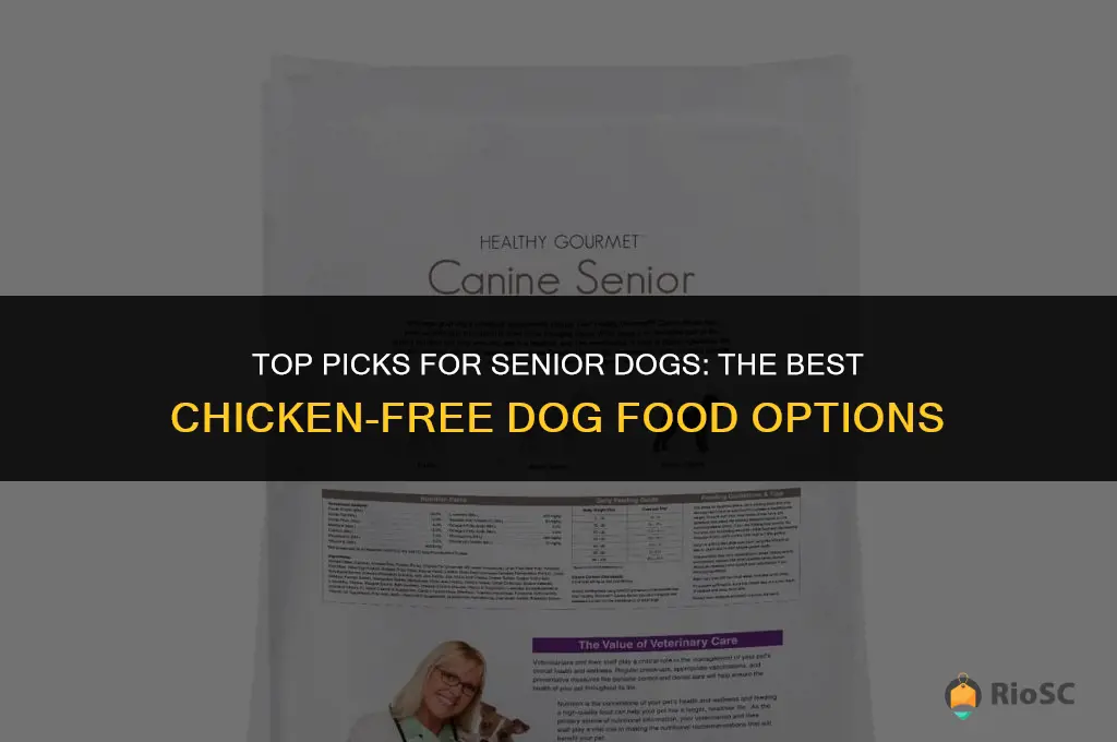 best chicken free senior dog food