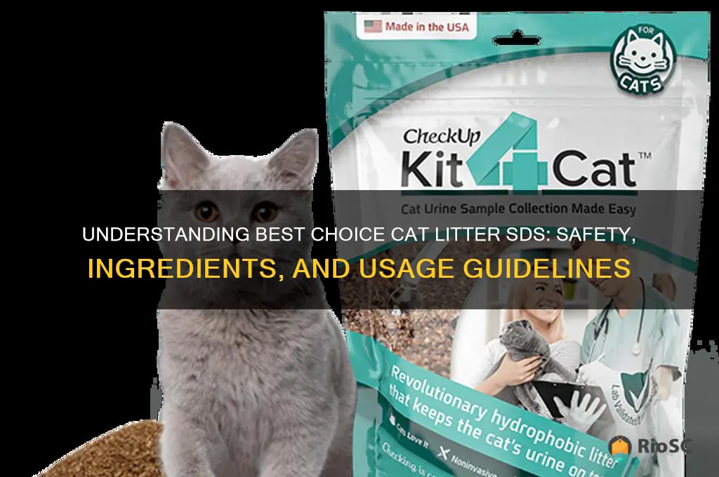 best choice cat litter sds