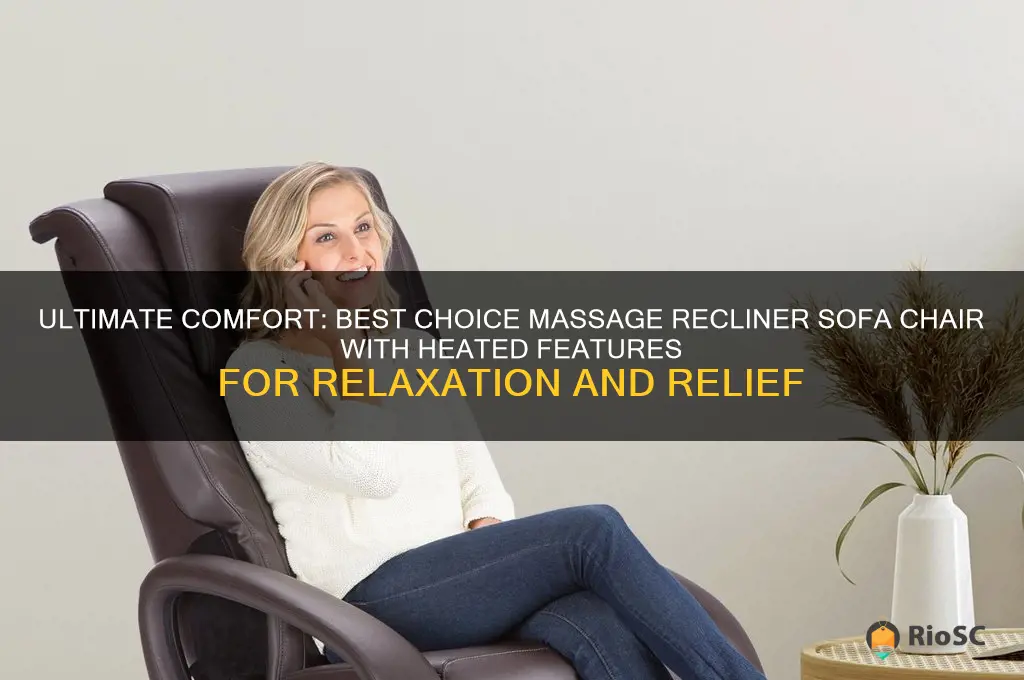 best choice massage recliner sofa chair heated
