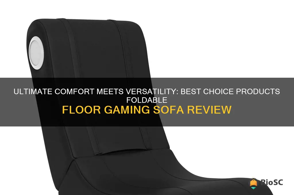 best choice products foldable floor gaming sofa
