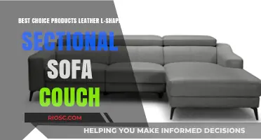 Luxurious Comfort Meets Modern Design: Why the Best Choice Products Leather L-Shape Sectional Sofa Couch is a Top Pick for Your Living Space