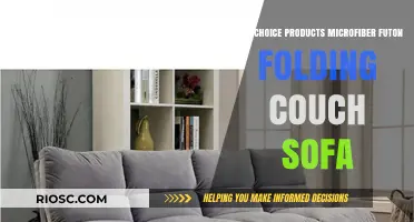 Microfiber Futon Folding Couch Sofa by Best Choice Products: Comfort, Style, and Versatility in One