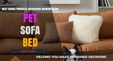 Luxury Comfort for Your Furry Friend: Best Choice Products Orthopedic Memory Foam Pet Sofa Bed Review