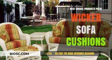 Upgrade Your Outdoor Space: Best Choice Products Patio Wicker Sofa Cushions for Comfort and Style