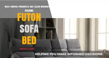Sky 2236 Microfiber Futon Sofa Bed: A Versatile and Comfortable Space-Saver for Modern Homes