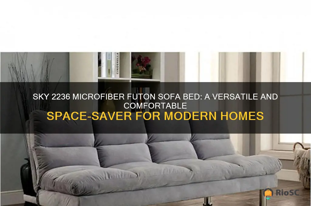 best choice products sky 2236 microfiber folding futon sofa bed