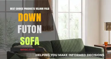 Velour Comfort Meets Versatility: A Review of the Best Choice Products Fold Down Futon Sofa