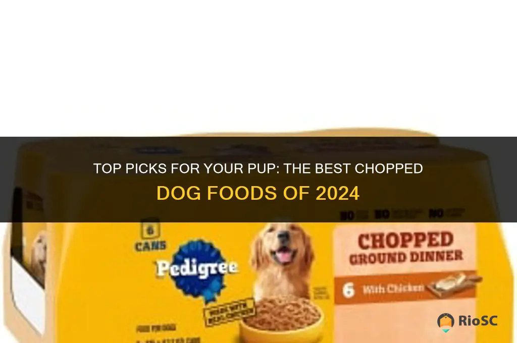 best chopped dog food