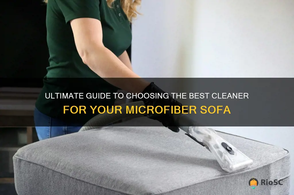 best cleaner for microfiber sofa