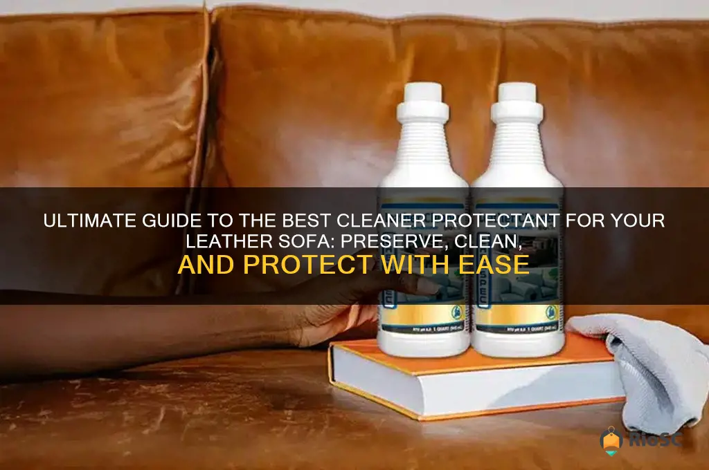 best cleaner protectant for leather sofa