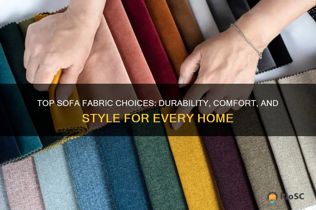 best cloth material for sofa